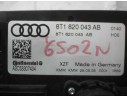 Recambio de mando climatizador para audi a5 coupe (8t) 1.8 tfsi referencia OEM IAM A2C53297843 8T820043AB CONTINENTAL