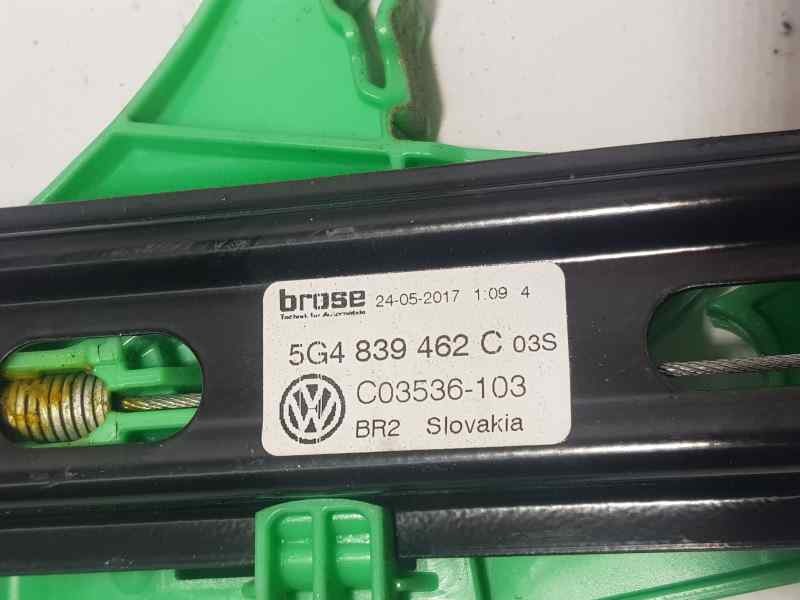 Recambio de elevalunas trasero derecho para volkswagen golf vii sportsvan edition referencia OEM IAM 5G4839462C C03536103 BROSE 