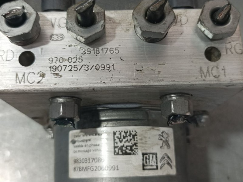 Recambio de abs para citroën c3 live referencia OEM IAM 39181765 970025 