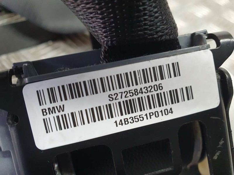 Recambio de cinturon seguridad delantero derecho para bmw x4 (f26) xdrive 20d referencia OEM IAM S2725843206  