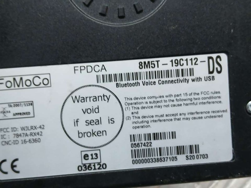 Recambio de modulo electronico para ford fiesta (cb1) trend referencia OEM IAM 8M5T19C112DS  