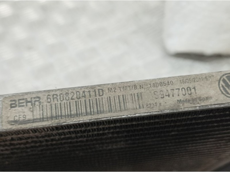 Recambio de condensador / radiador aire acondicionado para seat ibiza (6j5) reference referencia OEM IAM 6R0820411D S9477001 BEH