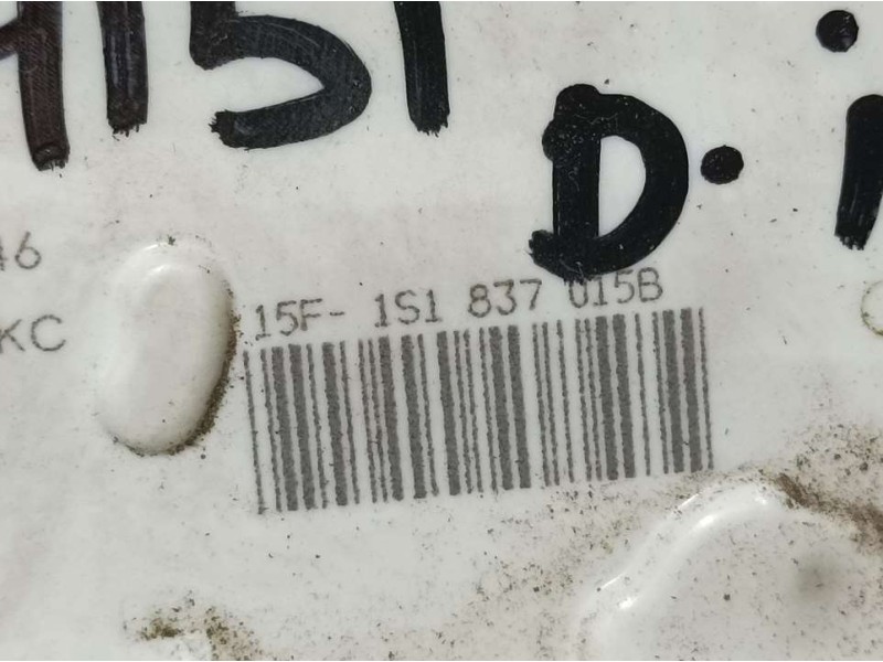 Recambio de cerradura puerta delantera izquierda para skoda fabia (5j2 ) ambition referencia OEM IAM 1S1837015B  ELECTRICA