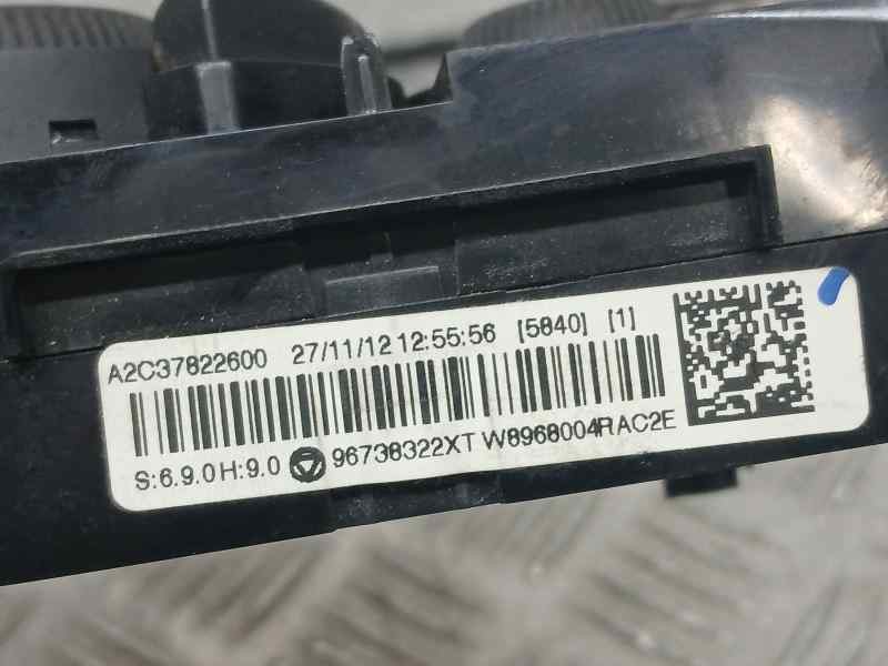 Recambio de mando climatizador para peugeot 3008 style referencia OEM IAM 96738322XT A2C37822600 