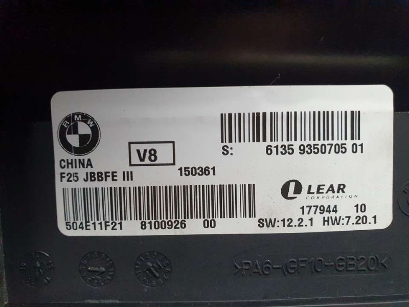 Recambio de modulo electronico para bmw x4 (f26) xdrive 20d referencia OEM IAM 61359350705 504E11F21 