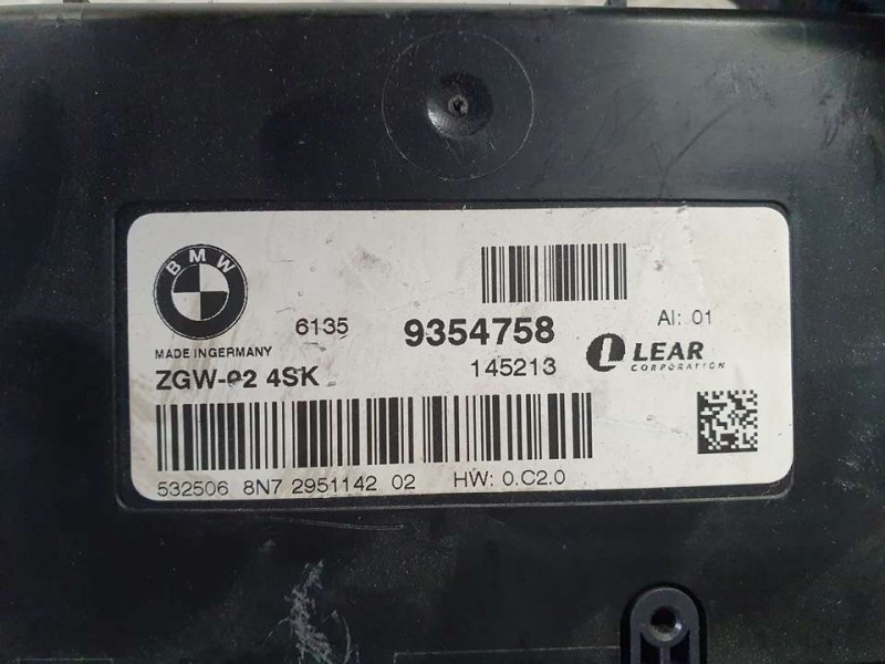 Recambio de modulo electronico para bmw x4 (f26) xdrive 20d referencia OEM IAM 9354758 LEAR 