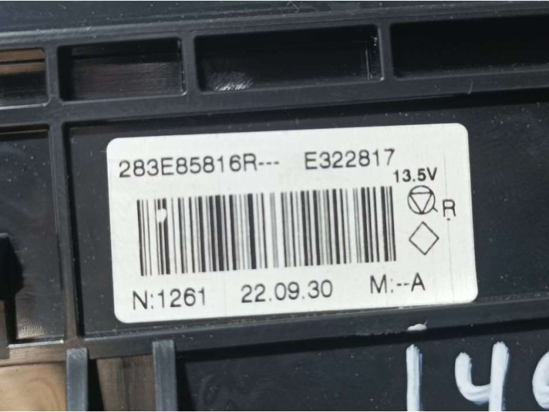 Recambio de mando multifuncion para dacia sandero 1.0 tce 90 referencia OEM IAM 283E85816R E322817 