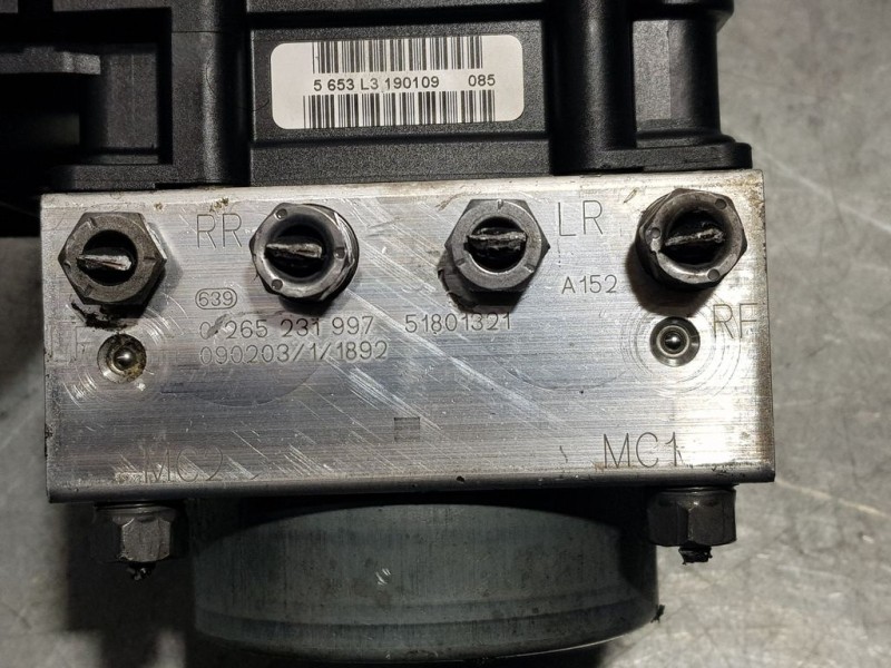 Recambio de abs para citroën nemo basis referencia OEM IAM 51801321 0265231997 BOSCH