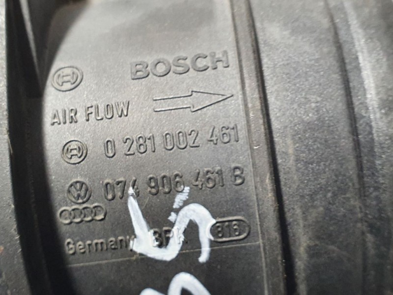 Recambio de caudalimetro para volkswagen touran (1t1) highline referencia OEM IAM 074906461B 0281002461 BOSCH