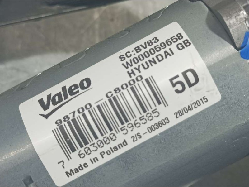Recambio de motor limpia trasero para hyundai i20 classic referencia OEM IAM 98700C8000 W000059658 VALEO