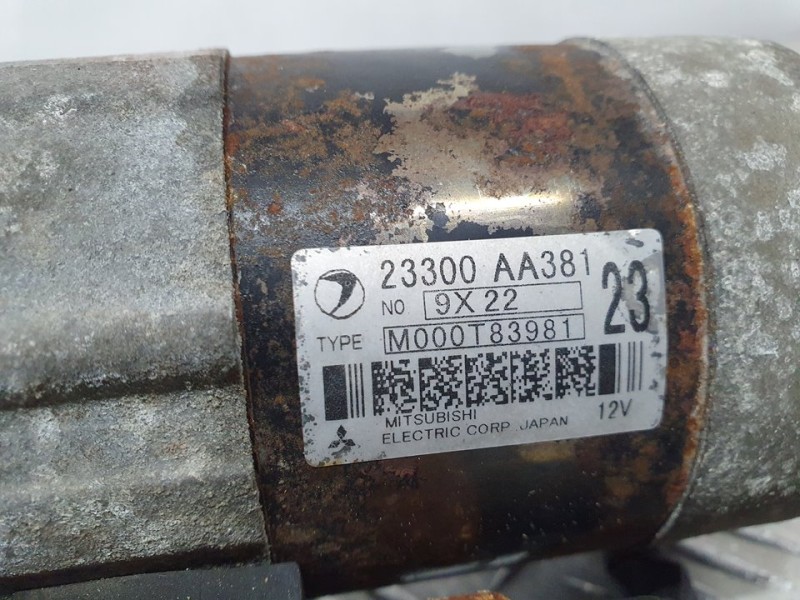 Recambio de motor arranque para subaru legacy berl./familiar b12 (be/bh) 2.5 gx edition berlina referencia OEM IAM 23300AA381 M0