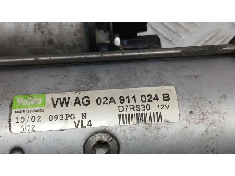 Recambio de motor arranque para seat toledo (1m2) signo referencia OEM IAM 02A911024B VALEO D7RS30