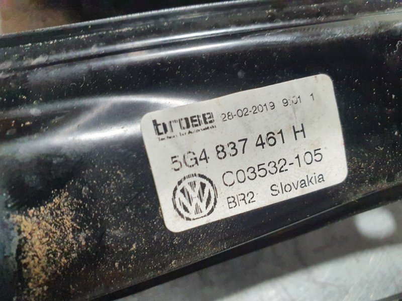 Recambio de elevalunas delantero izquierdo para volkswagen golf vii sportsvan advance referencia OEM IAM 5G4837461H C03532105 BR