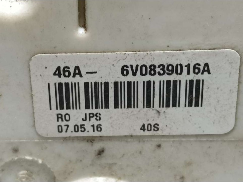 Recambio de cerradura puerta trasera derecha para skoda fabia combi active referencia OEM IAM 6V0839016A  ELECTRICA