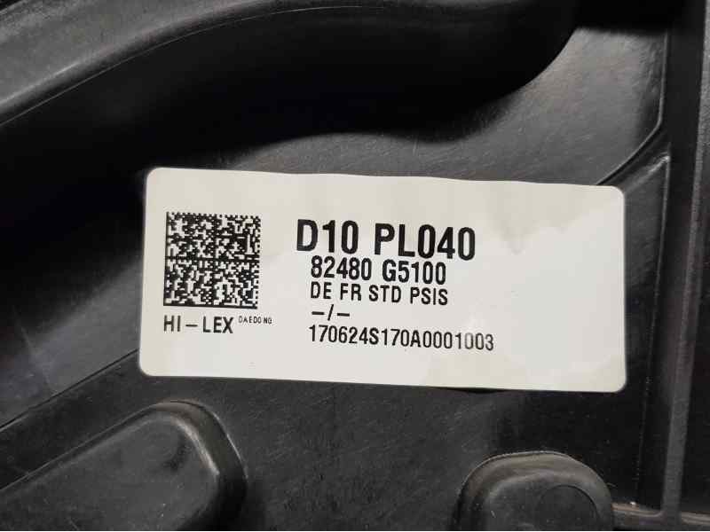 Recambio de elevalunas delantero derecho para kia niro concept plug-in hybrid referencia OEM IAM 82480G5100  ELECTRICO 2 PINS