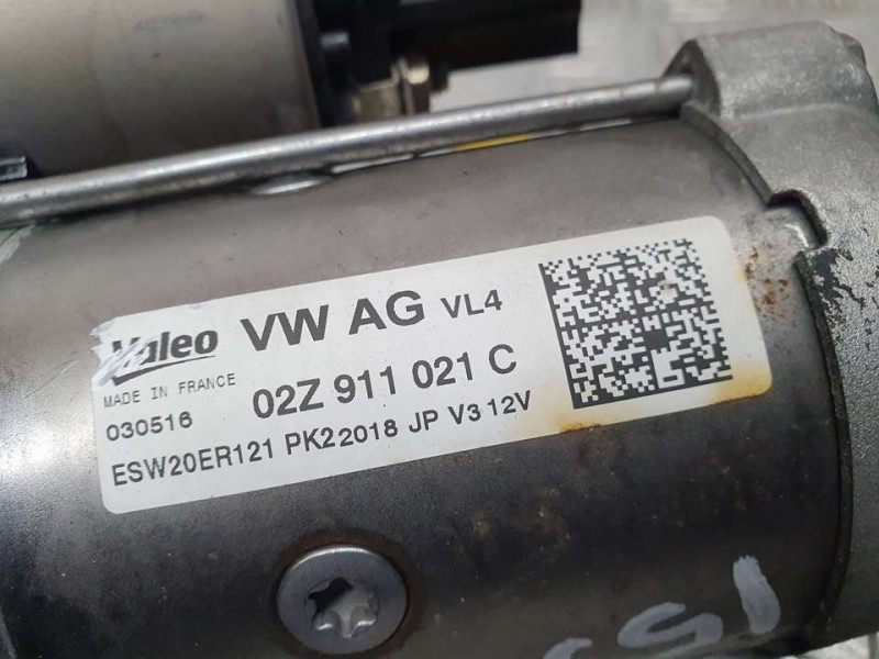 Recambio de motor arranque para skoda fabia combi active referencia OEM IAM 02Z911021C ESW20ER121 VALEO
