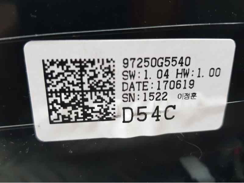 Recambio de mando climatizador para kia niro concept plug-in hybrid referencia OEM IAM 97250G5540  