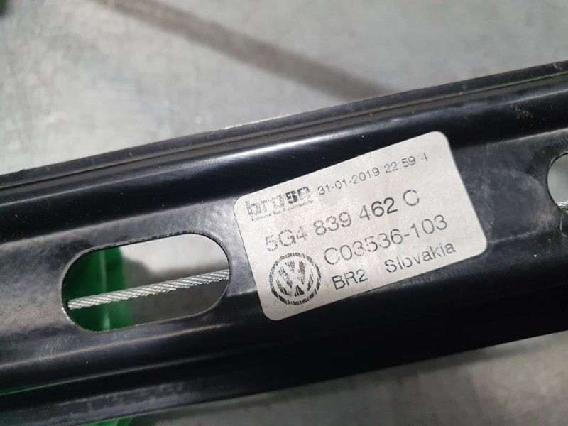 Recambio de elevalunas trasero derecho para volkswagen golf vii lim. (bq1) edition referencia OEM IAM 5G4839462C C03536103 BROSE