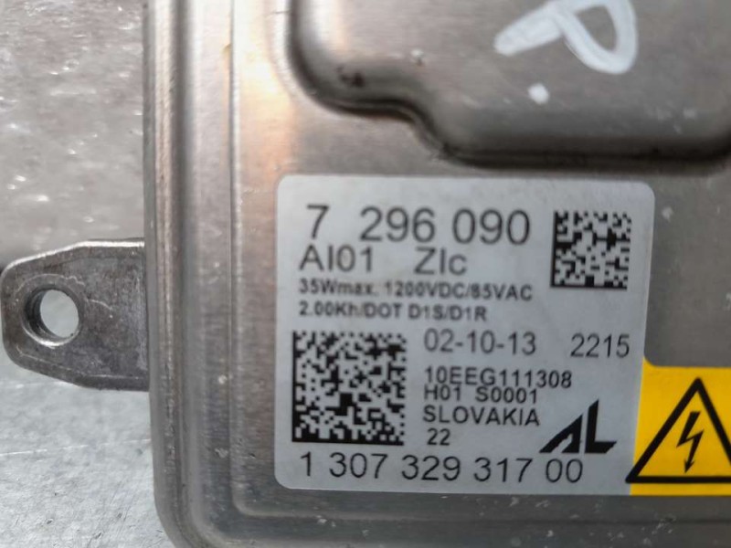 Recambio de centralita faros xenon para bmw serie 3 lim. (f30) 320d efficientdynamics edition referencia OEM IAM 7296090 1307329