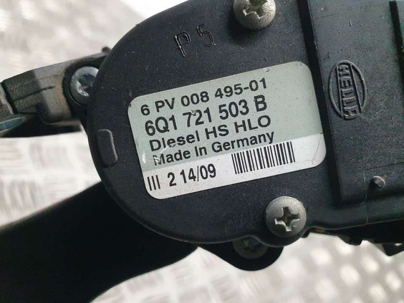 Recambio de potenciometro pedal para volkswagen new beetle (9c1/1c1) 1.9 tdi referencia OEM IAM 6Q1721503B 6PV00849501 