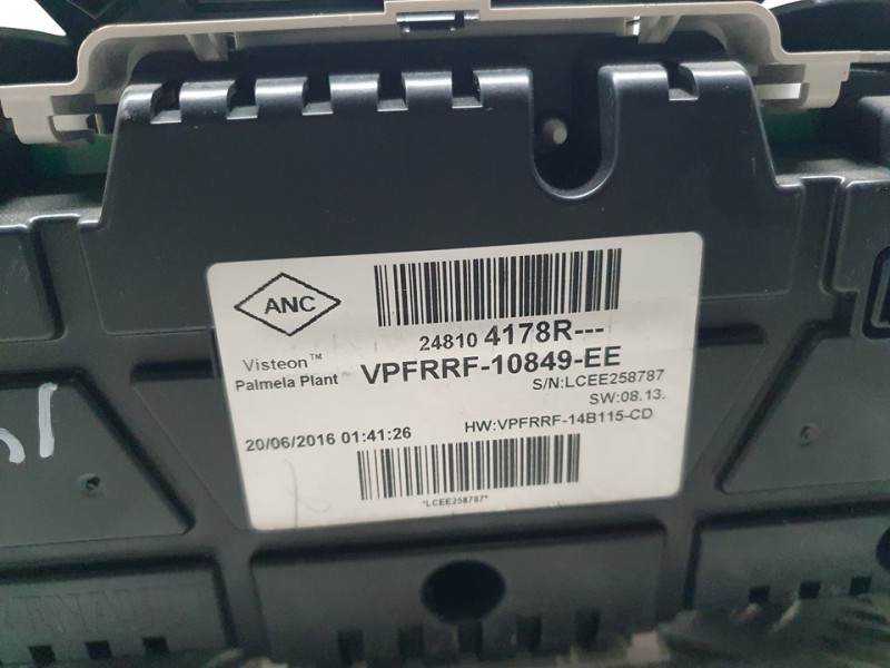 Recambio de cuadro instrumentos para renault clio iv business referencia OEM IAM 248104178R  