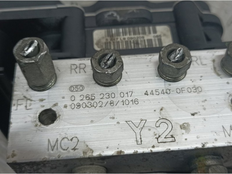 Recambio de abs para toyota verso active referencia OEM IAM 445400F030 0265230017 BOSCH