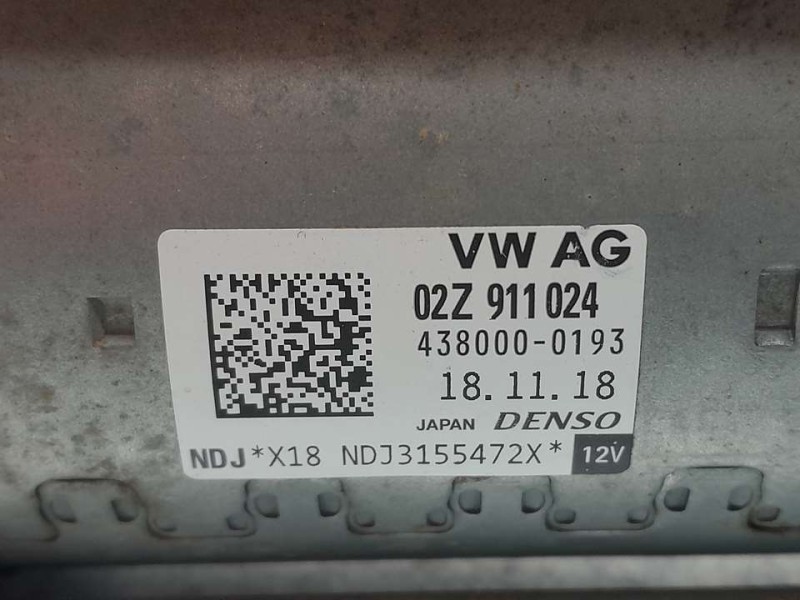 Recambio de motor arranque para volkswagen golf vii lim. (bq1) edition referencia OEM IAM 02Z911024  