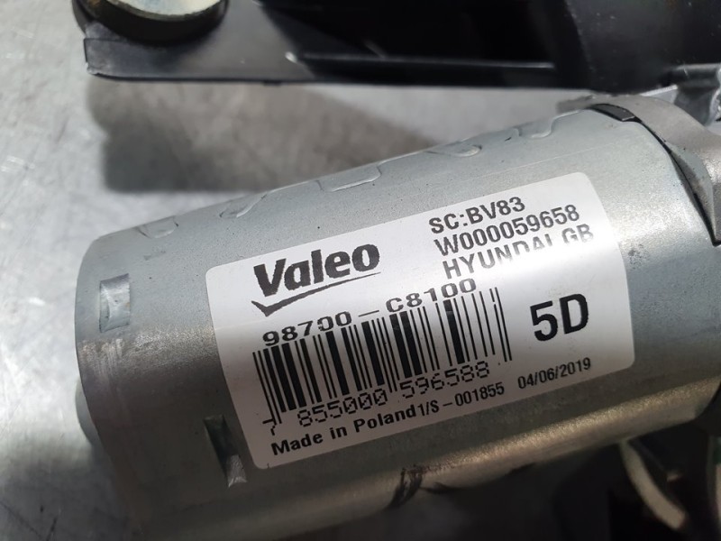 Recambio de motor limpia trasero para hyundai i20 essence referencia OEM IAM 98700C8100 W000059658 VALEO