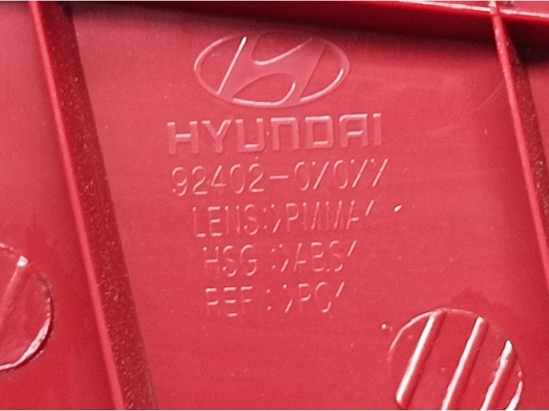 Recambio de piloto trasero derecho para hyundai i10 classic referencia OEM IAM 924020X077  