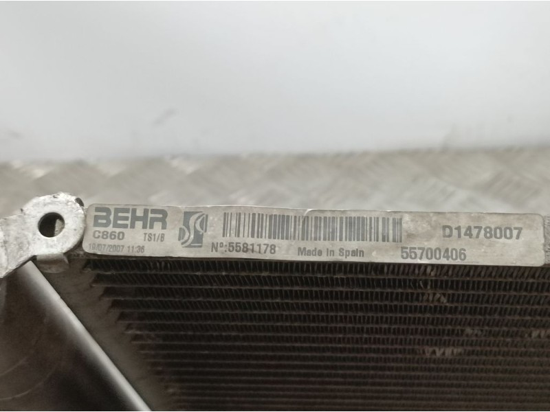 Recambio de condensador / radiador aire acondicionado para opel corsa d cosmo referencia OEM IAM 55700406 D1478007 BEHR
