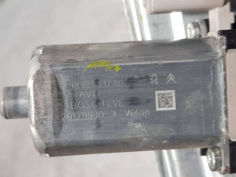 Recambio de elevalunas delantero derecho para citroën c3 live referencia OEM IAM 9813093780  ELECTRICO 2 PINS
