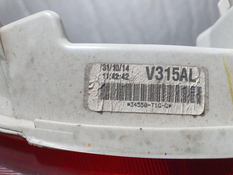 Recambio de piloto trasero izquierdo paragolpes para honda cr-v comfort 4x2 referencia OEM IAM 34550T1GG V315AL 