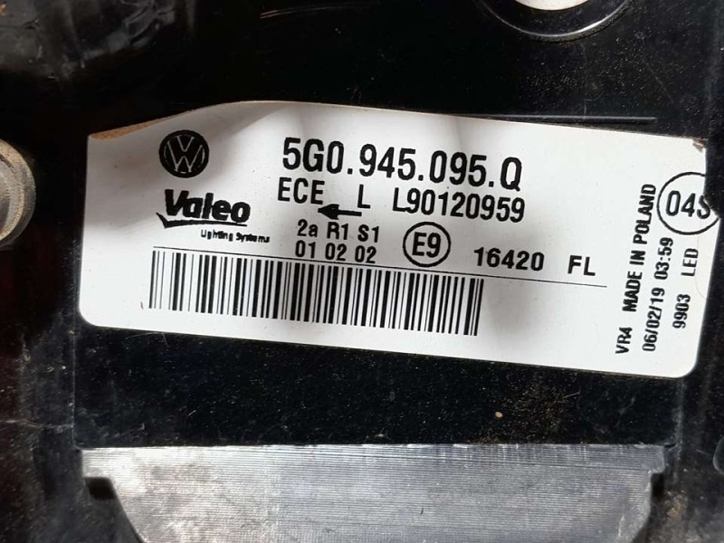 Recambio de piloto trasero izquierdo para volkswagen golf vii lim. (bq1) edition referencia OEM IAM 5G0945095Q  EXTERIOR