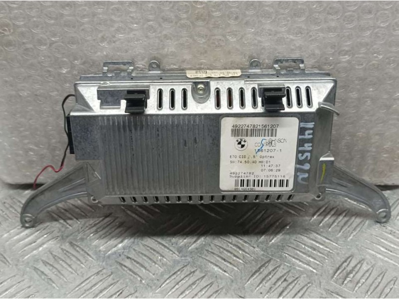 Recambio de sistema navegacion gps para bmw x5 (e70) 3.0d referencia OEM IAM 492274782 15612071 JOHNSON CONTROLS