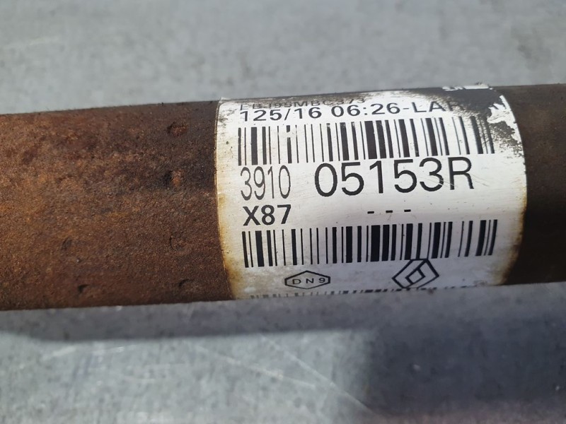 Recambio de transmision delantera derecha para renault captur intens referencia OEM IAM 391005153R  