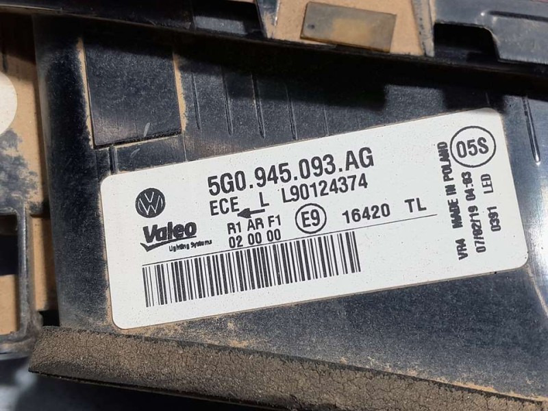 Recambio de piloto trasero izquierdo para volkswagen golf vii lim. (bq1) edition referencia OEM IAM 5G0945093AG  INTERIOR