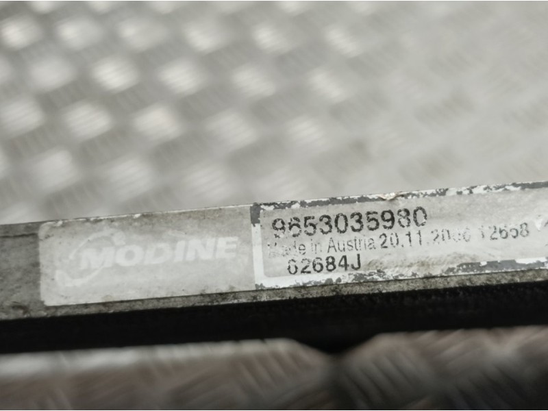 Recambio de condensador / radiador aire acondicionado para citroën c3 1.4 referencia OEM IAM 9653035980  PATAS BAJO DOBLADAS