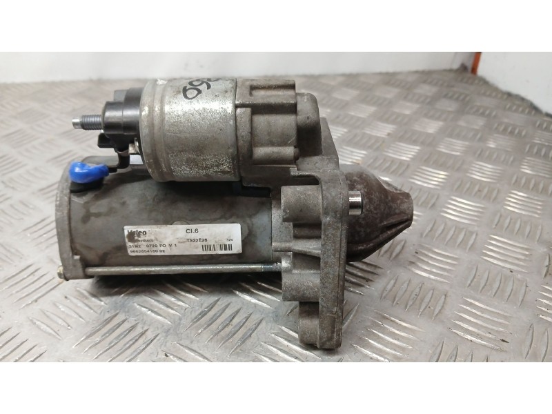 Recambio de motor arranque para peugeot partner tepee 1.6 hdi referencia OEM IAM 9662854180 VALEO TS22E26