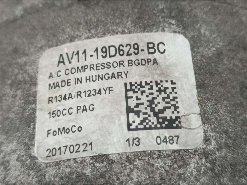 Recambio de compresor aire acondicionado para ford fiesta (ccn) trend referencia OEM IAM AV1119D629BC  
