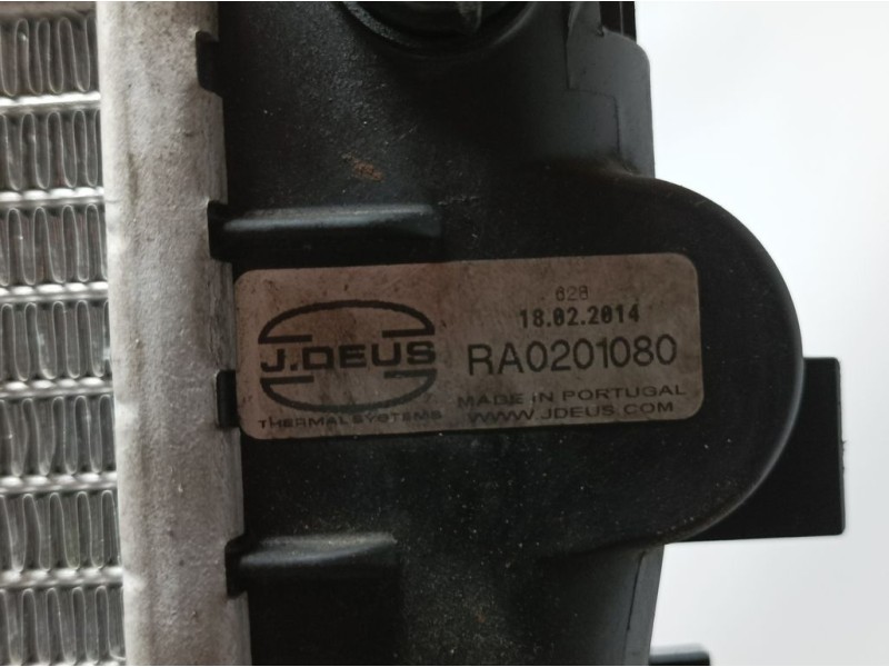 Recambio de radiador agua para chevrolet cruze lt referencia OEM IAM RA0201080 RA0201080 J DEUS