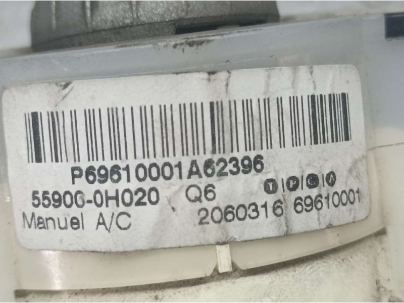 Recambio de mando calefaccion / aire acondicionado para citroën c1 attraction referencia OEM IAM 559000H020 2060316 