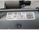 Recambio de motor arranque para volkswagen tiguan advance bmt referencia OEM IAM 02E911022C RSW20R10 VALEO