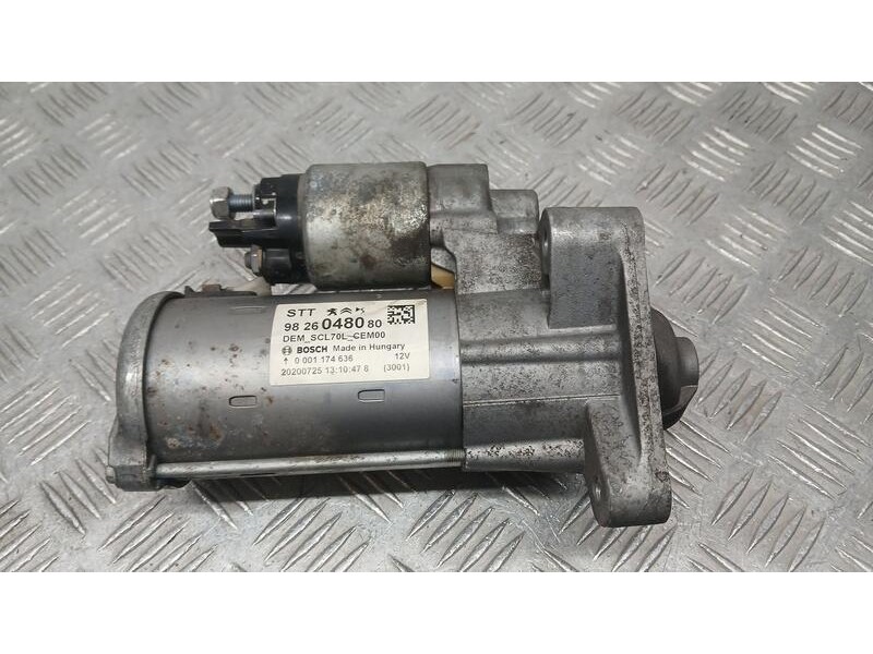 Recambio de motor arranque para peugeot boxer furgón l3h2 referencia OEM IAM 9826048080 BOSCH 0001174636