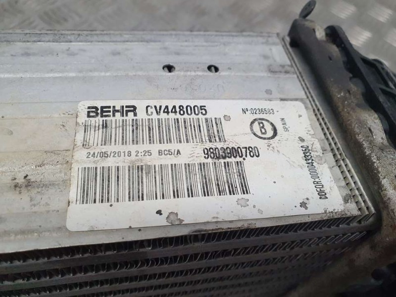 Recambio de intercooler para citroën c3 aircross feel referencia OEM IAM 9803900780 CV448005 BEHR