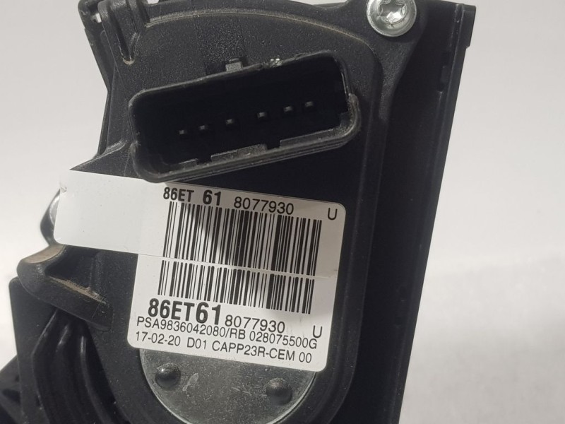 Recambio de potenciometro pedal para peugeot 308 allure referencia OEM IAM 9836042080 86ET618077930U 6 PINS