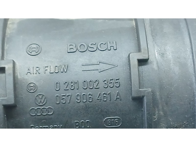 Recambio de caudalimetro para audi a2 (8z0) 1.4 tdi referencia OEM IAM 057906461A BOSCH 0281002355