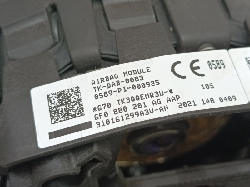 Recambio de kit airbag para seat arona style go referencia OEM IAM 6F0880201AG  SIN SALPICADERO Y SIN PRETENSORES