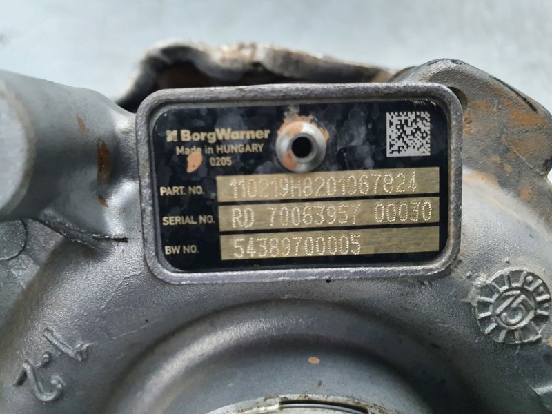 Recambio de turbocompresor para nissan qashqai (j11) 1.6 dci turbodiesel cat referencia OEM IAM 8201067824 54389700005 BORGWARNE