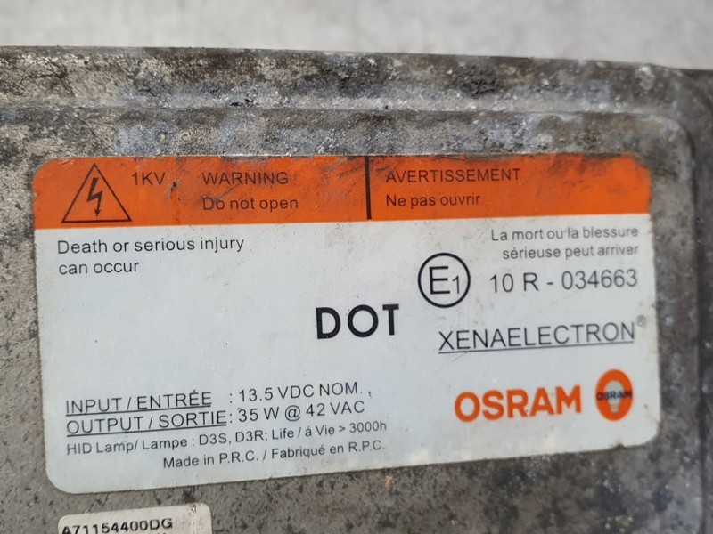 Recambio de centralita faros xenon para land rover evoque dynamic referencia OEM IAM A71154400DG 35XT6SD3 