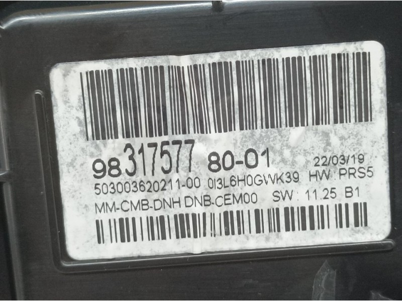 Recambio de cuadro instrumentos para peugeot 508 active referencia OEM IAM 9831757780 503003620211 